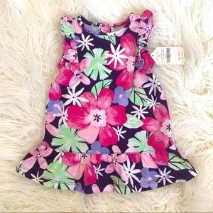 Gymboree baby girl floral dress w diaper cover NWT